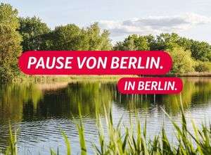 Pause von Berlin. In Berlin.