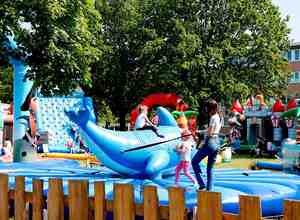 Das PIRATEN-KINDERLAND steht in Braunschweig-Melverode