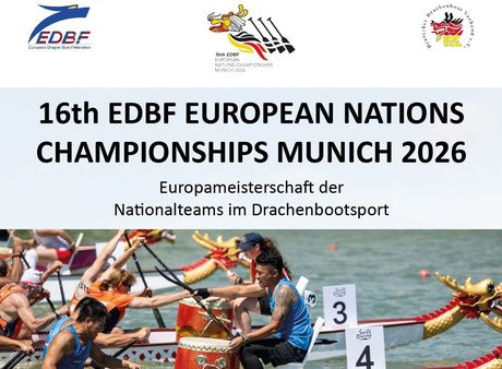 Drachenboot-EM an der Olympia-Regattastrecke