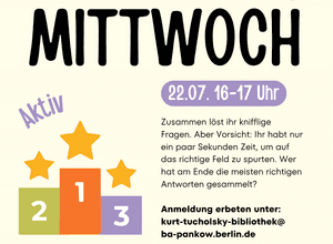 MitMachMittwoch - Aktiv "Eins, zwei oder drei"