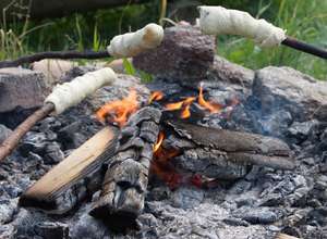 90° Süd am Lagerfeuer