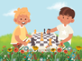 Schach im Grünen