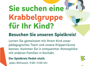 Krabbelgruppe im Fröbel Kindergarten Winterstraße 