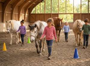 Resilienztraining mit Pferden für Kinder in den Herbstferien