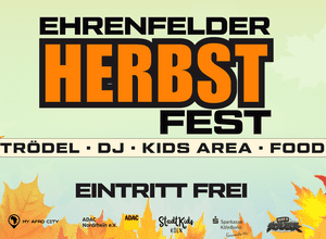 Ehrenfelder Herbstfest // Trödel · DJ · Kids Area · Food