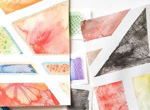 Familienkurs Aquarellexperimente