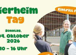 Tierheimführungen, Basteln, Kinderschminken & vieles mehr!