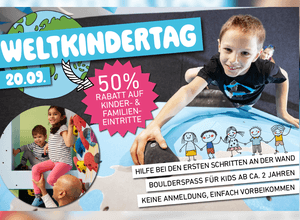 Weltkindertag am 20.9. : 50% Rabatt auf Kindereintritte