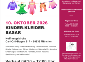 Kinderkleiderbasar Herbst 2026