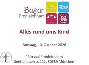 Basar Fronleichnam ALLES RUND UMS KIND