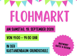 Flohmarkt in der Kastanienbaum Grundschule + Kaffee & Kuchen