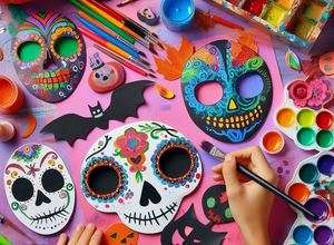 Bastel-Workshop „Halloween-Masken“ mit Asja Bonitz