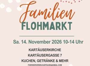 Familienflohmart in den schönen Räumen der Kartause Südstadt