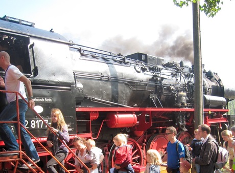 Dampflok-Frühlingsfest im Bahnbetriebswerk Schöneweide