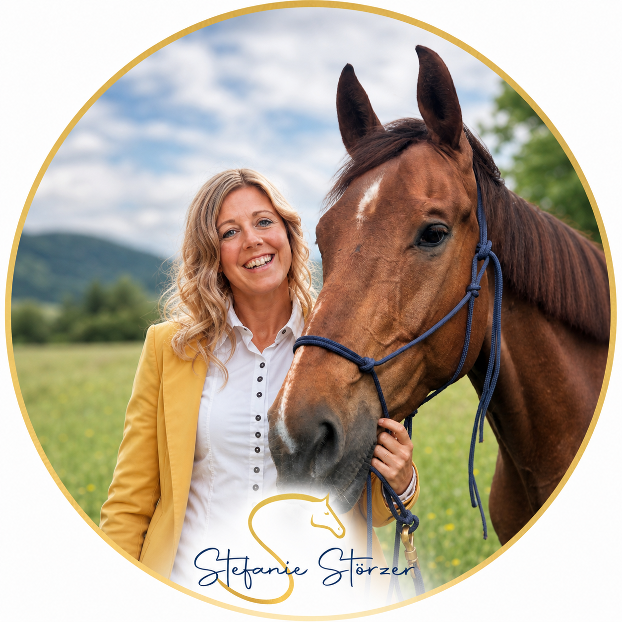 logo Stefanie Störzer: Pre- und postnataler Group Fitnesstrainer & Spezialistin für pferdegestütztes Coaching